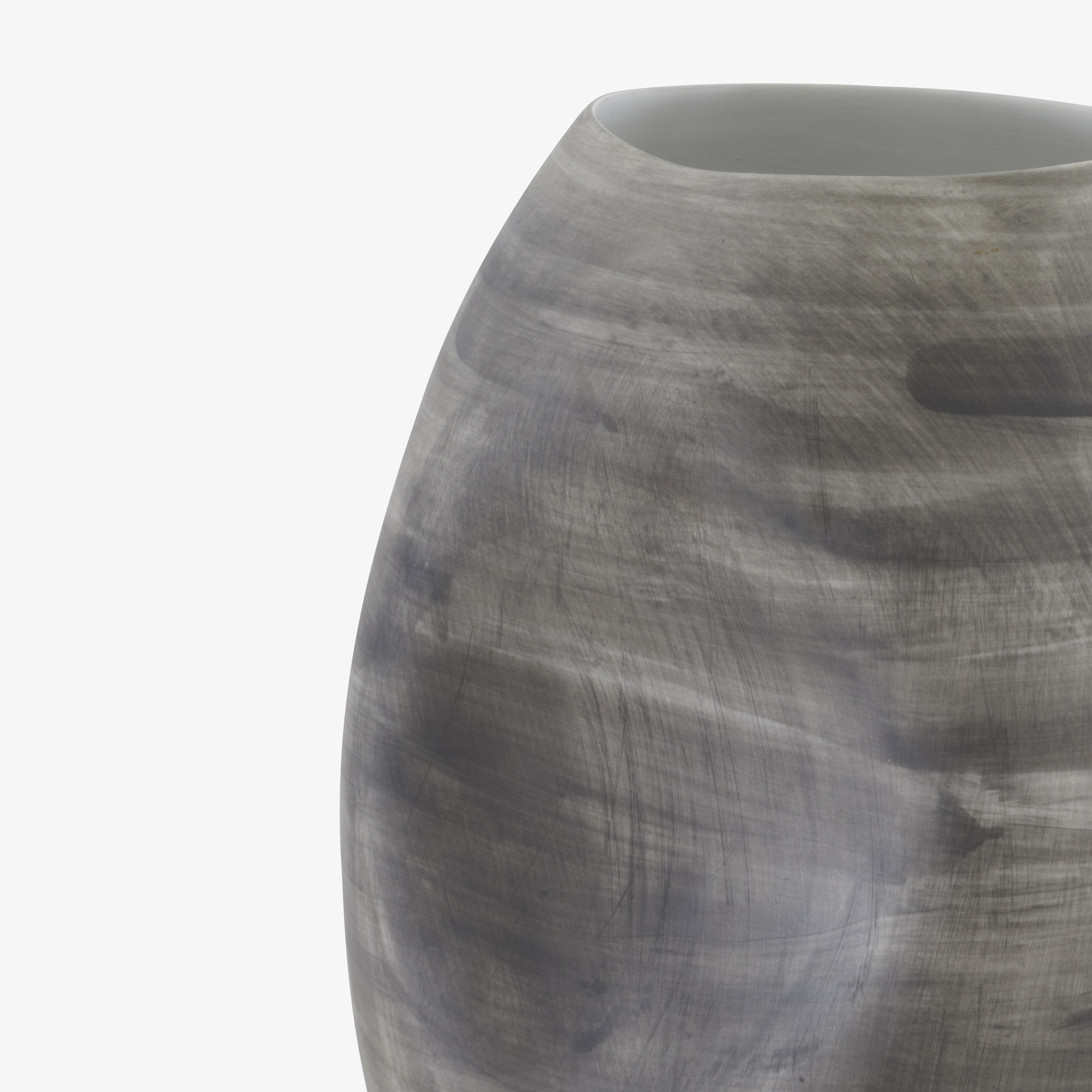 Image Vase gris mat grand modèle 3