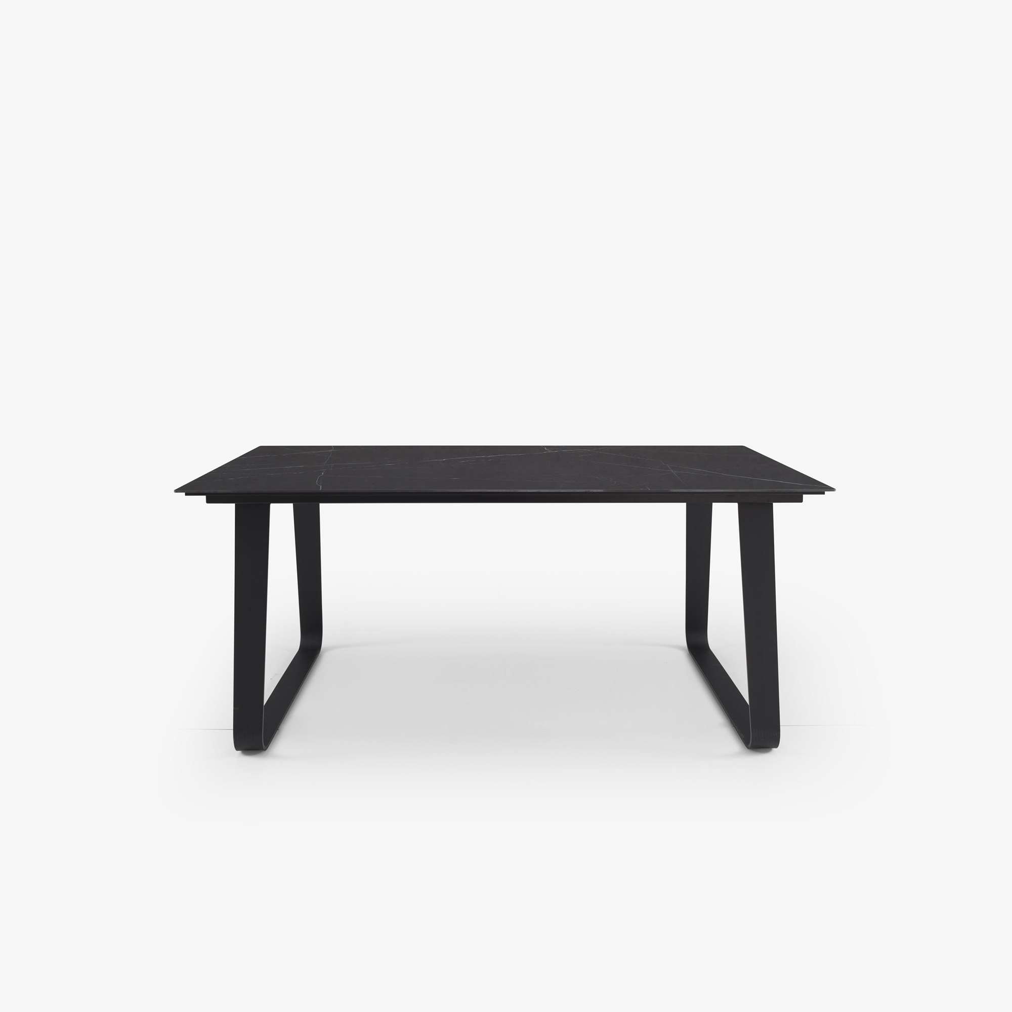 Image DINING TABLE BLACK LACQUERED BASE 