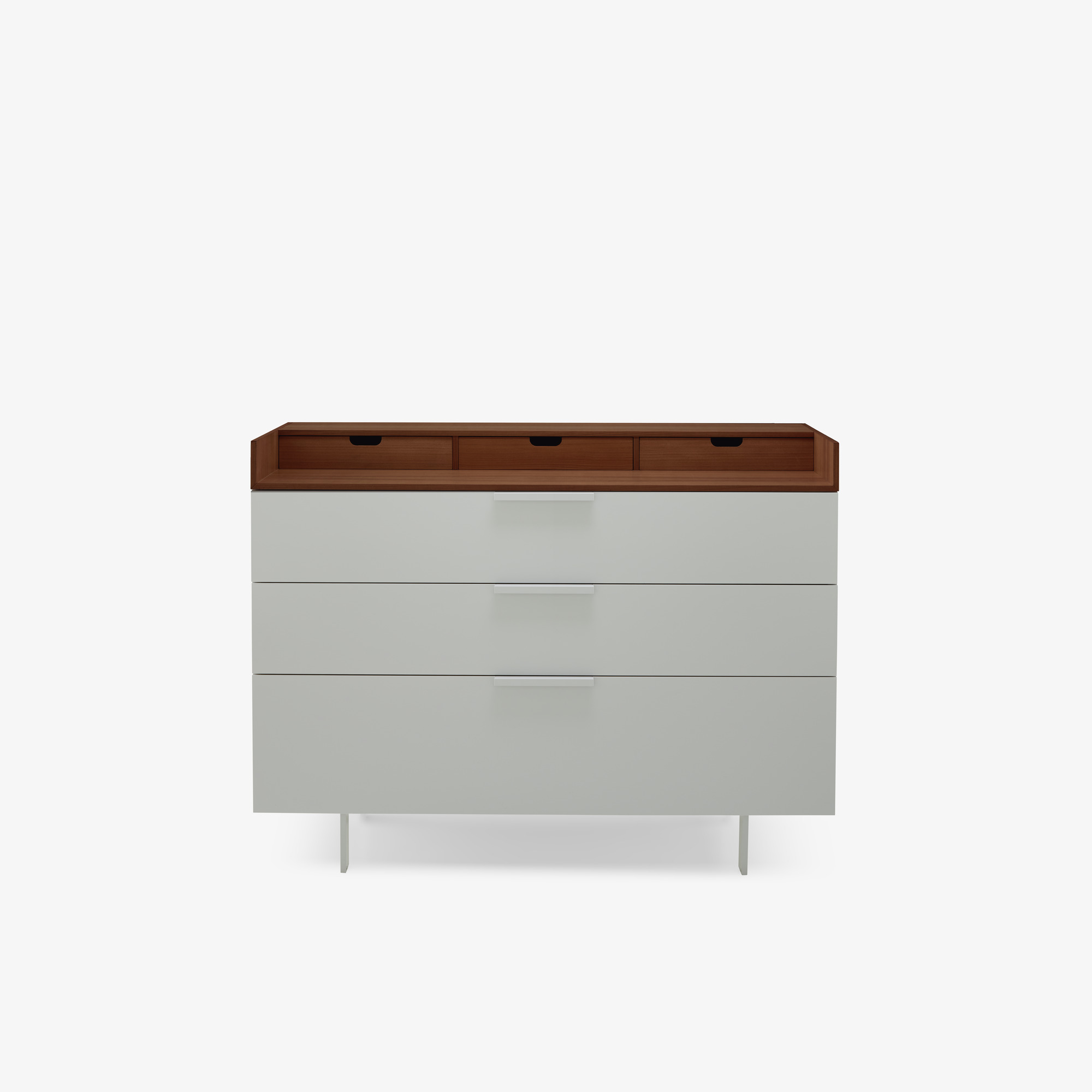 Image 3 DRAWER CHEST C 26E WITH TOP WITH COMPARTMENTS + 3 DRAWERS
