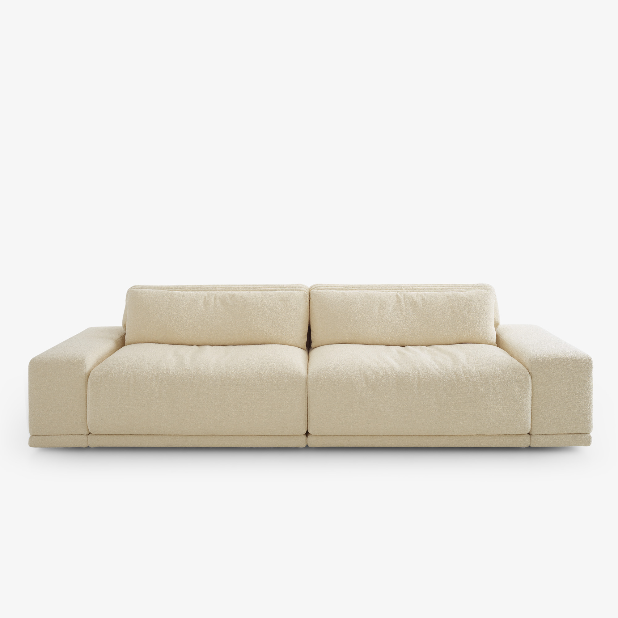 Image Large settee with broad armrest without lumbar cushion 6
