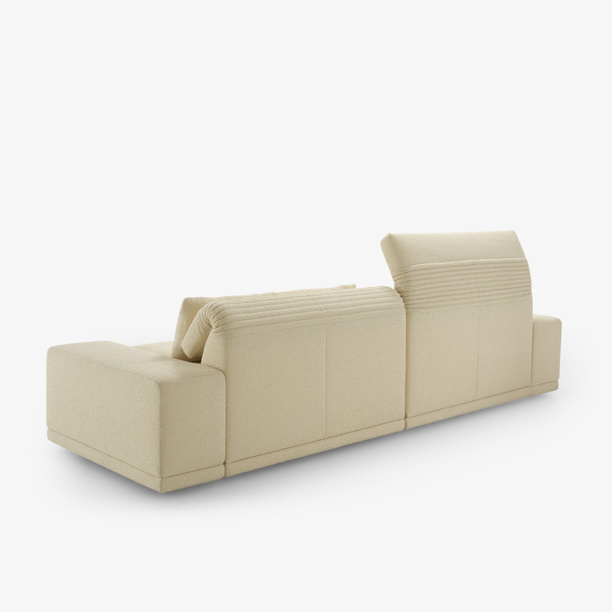 Image Large settee with broad armrest without lumbar cushion 8