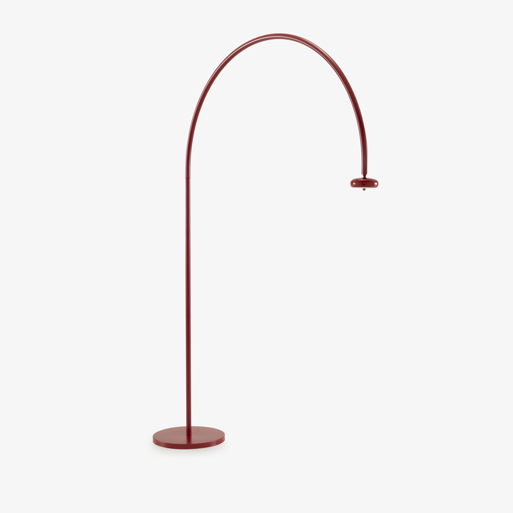 Image Reading lamp red laquer  2