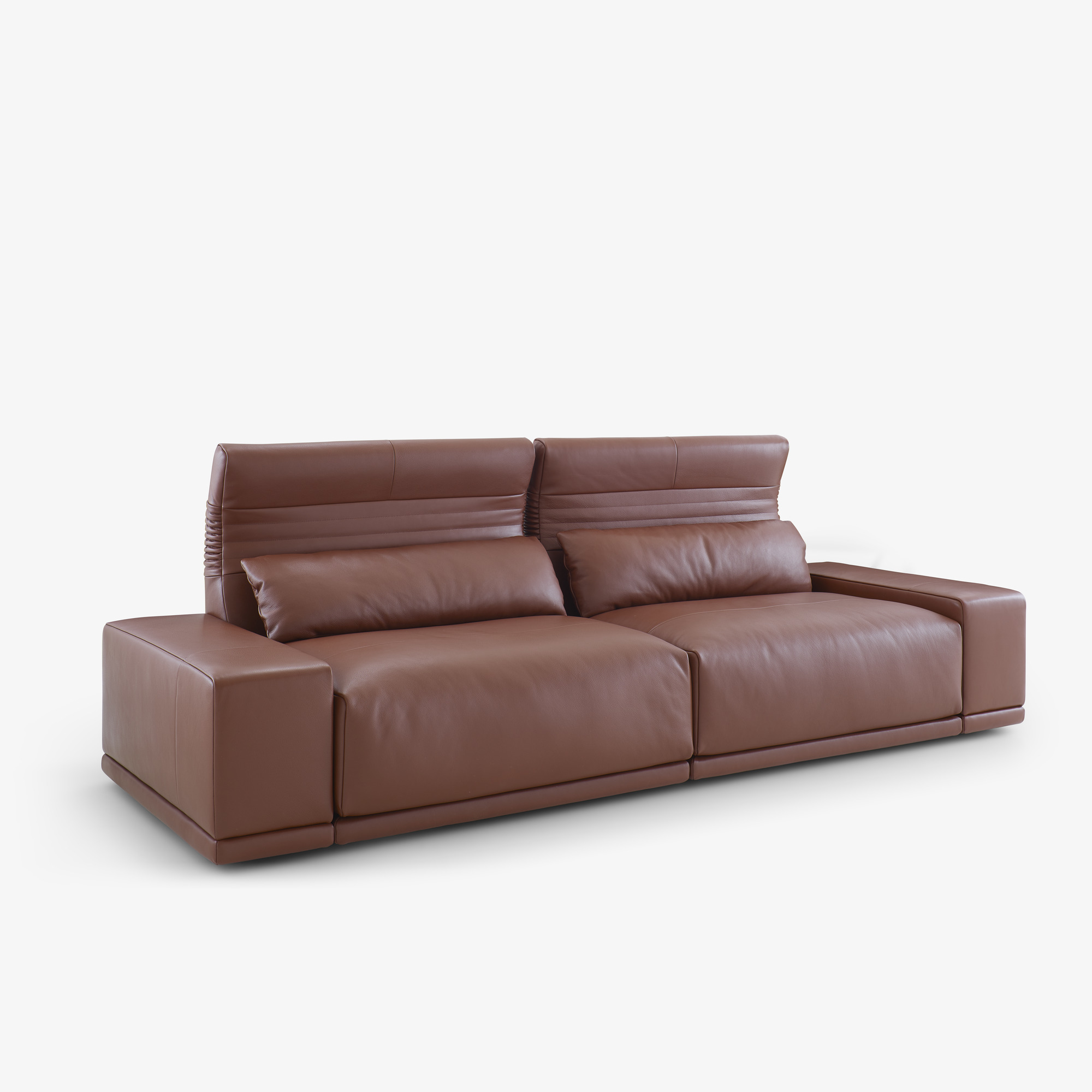 Image Large settee with broad armrest without lumbar cushion 4