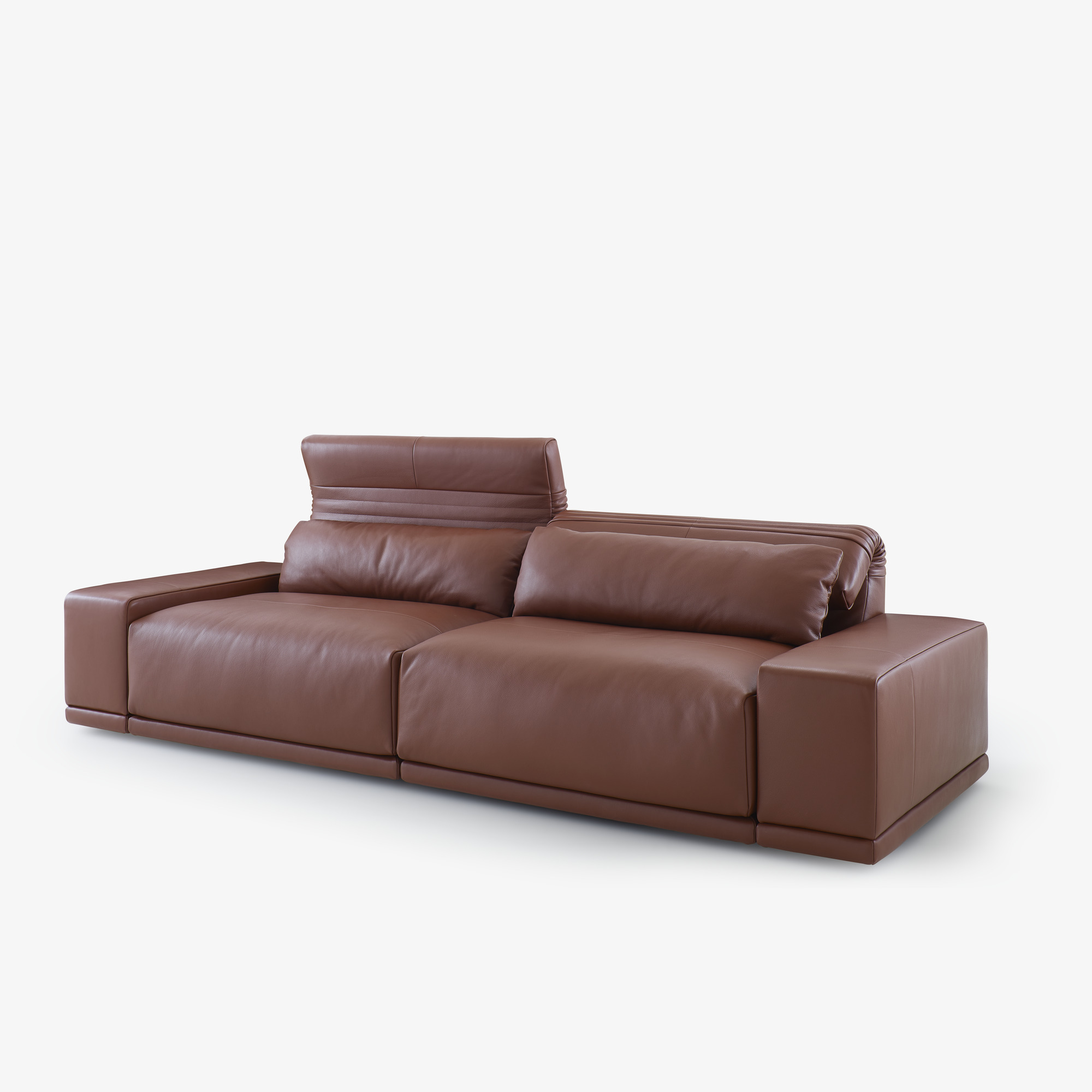 Image Large settee with broad armrest without lumbar cushion 3