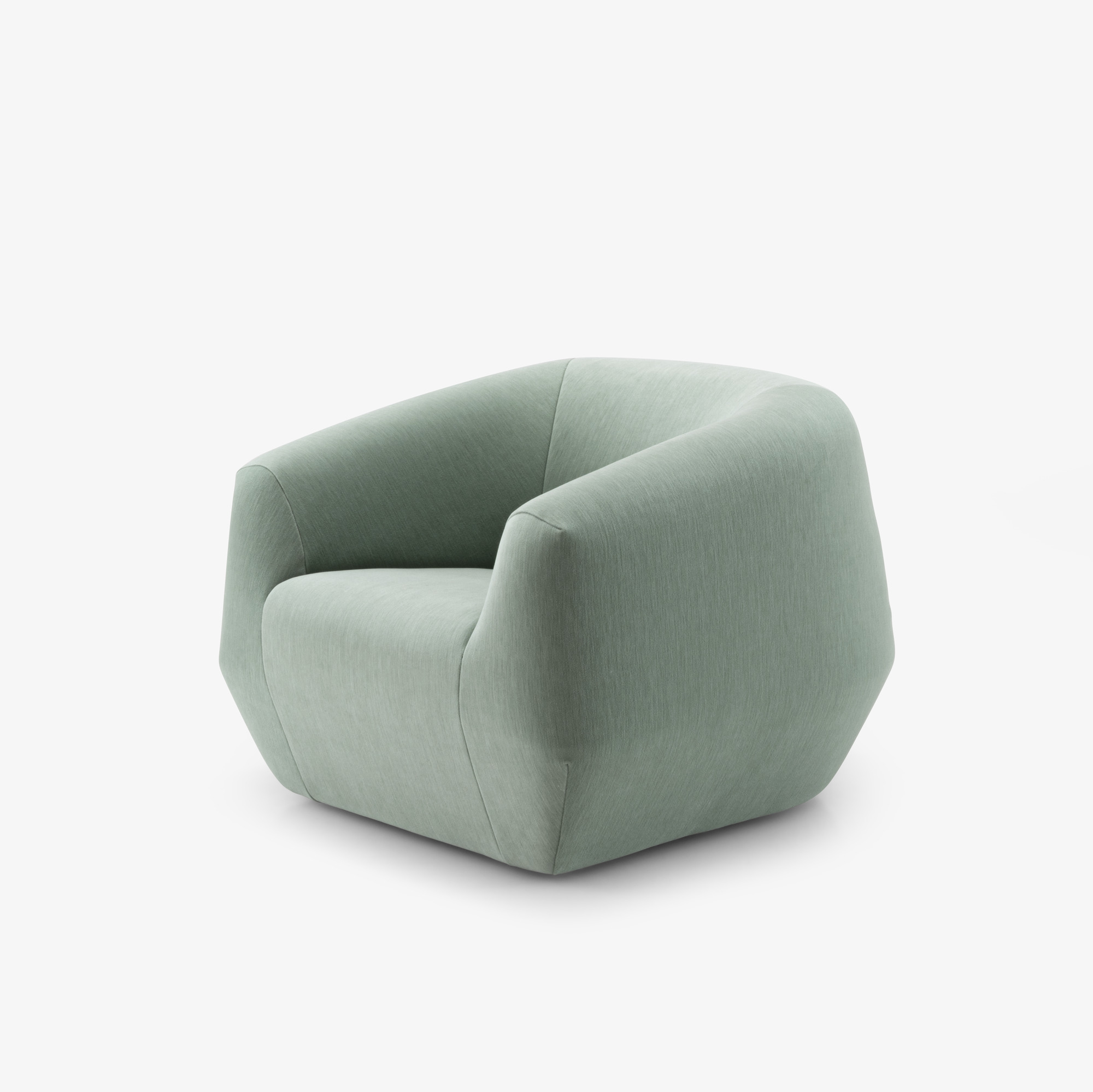 Image Swivelling armchair version b – stretch fabrics  3