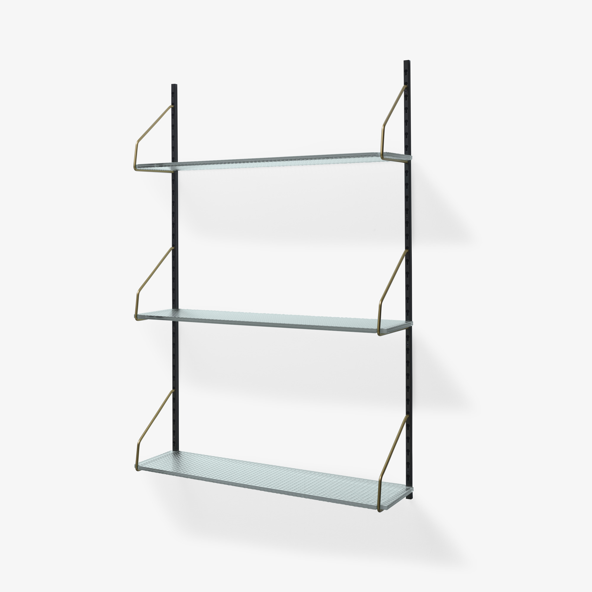 Image Wall-mounted bookshelf with glass shelves  2