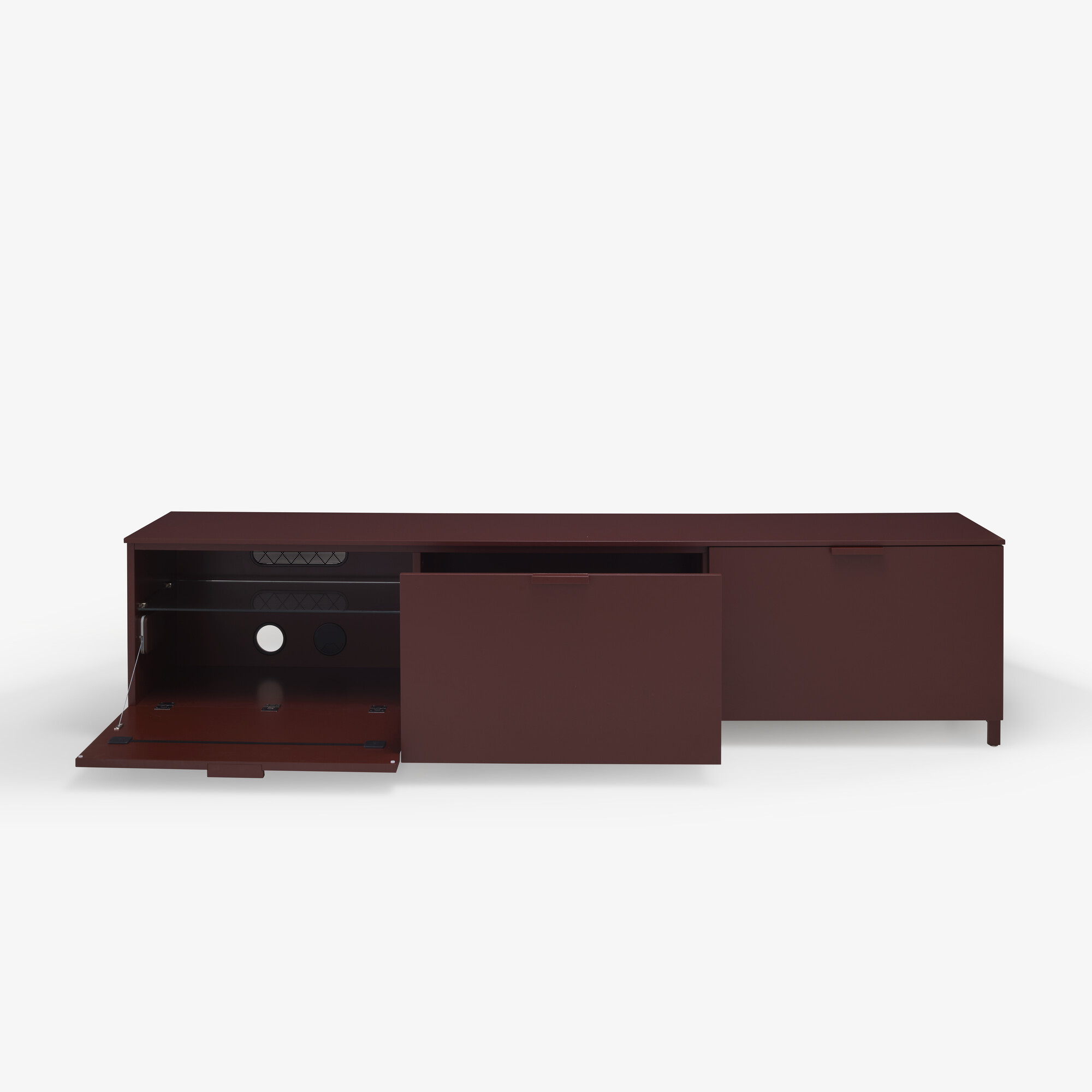 Image Tv cabinet 2 flap doors + 1 drawer  4