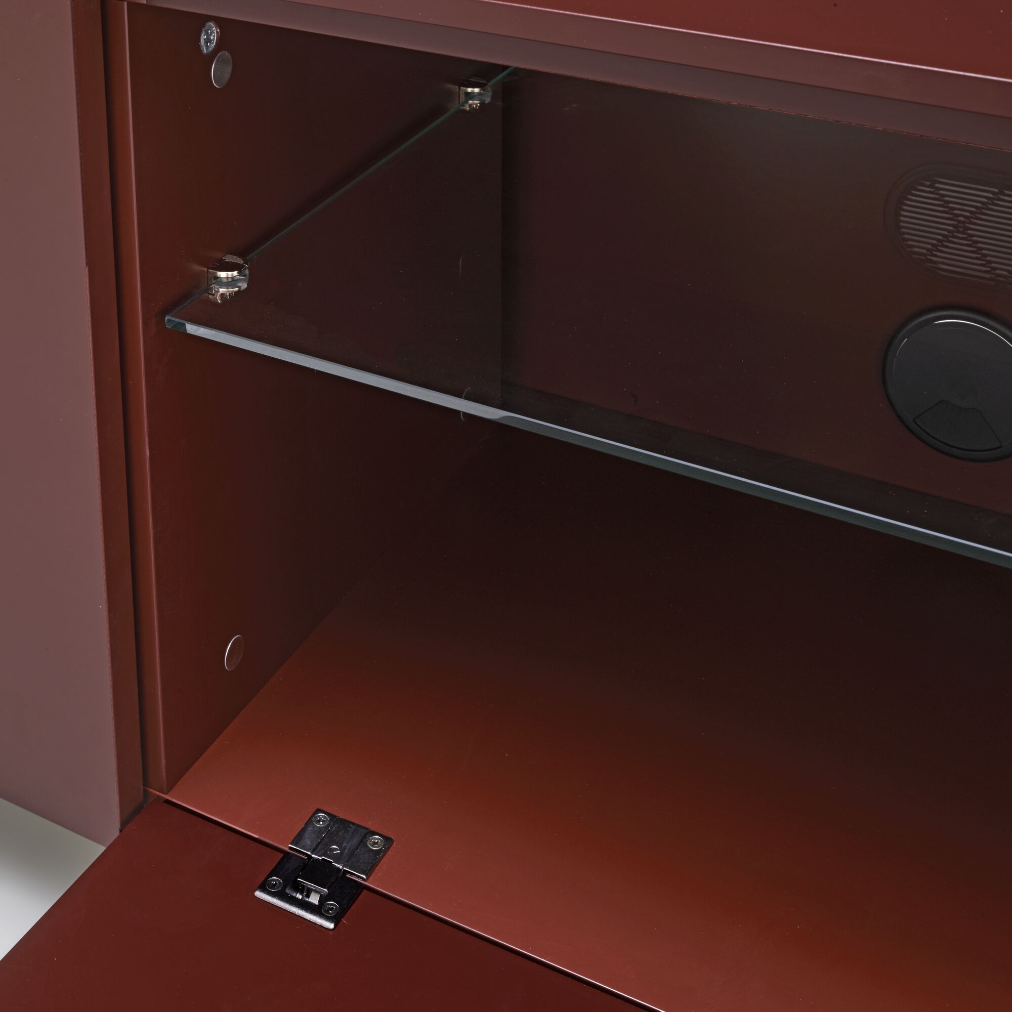 Image Tv cabinet 2 flap doors + 1 drawer  5