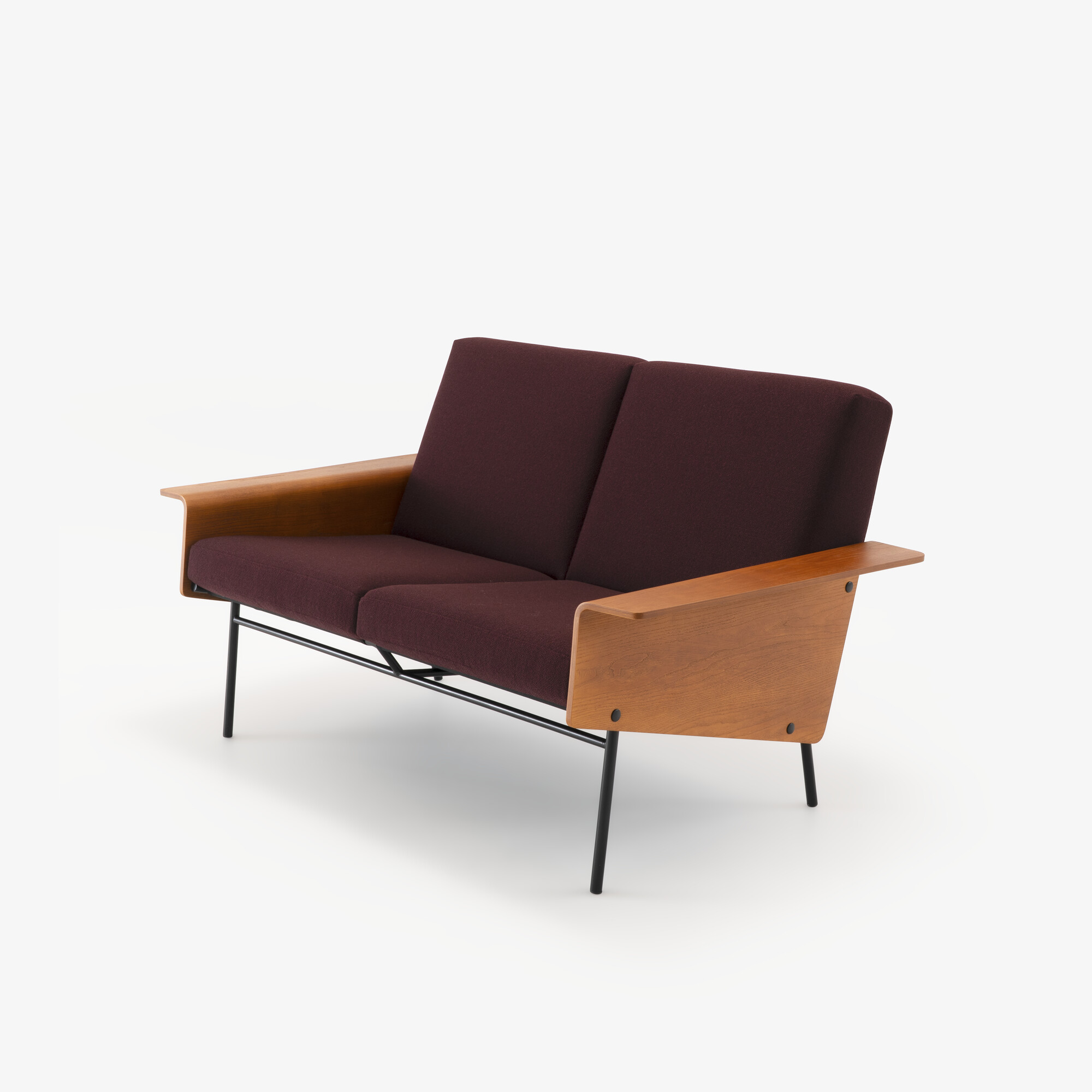 Image Canapé accoudoirs bois  1