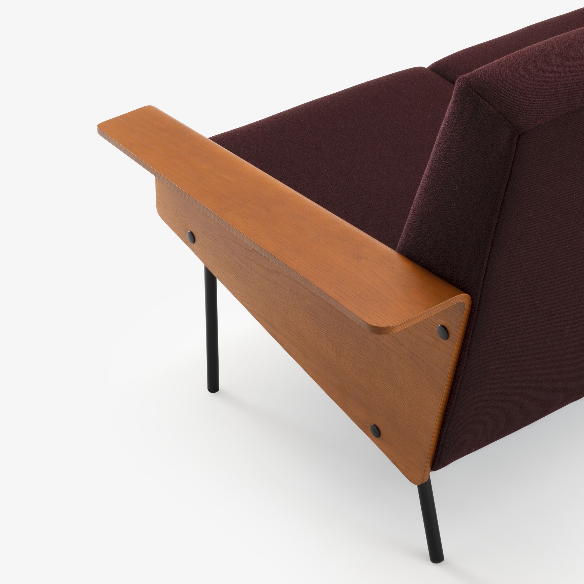 Image Canapé accoudoirs bois  2