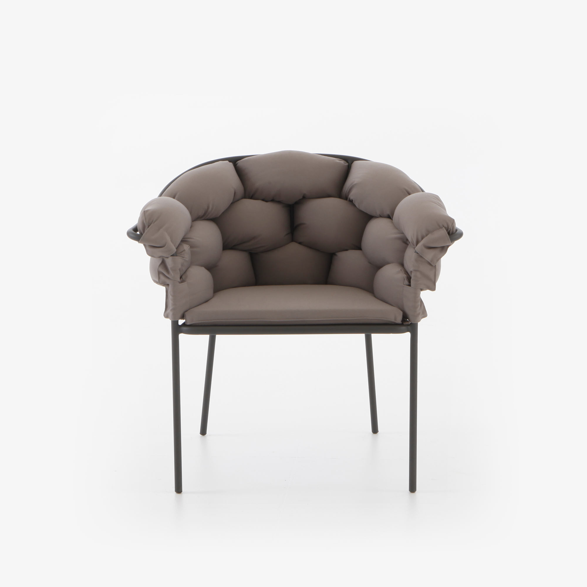 Image CARVER CHAIR TAUPE / CHARCOAL STRUCTURE 