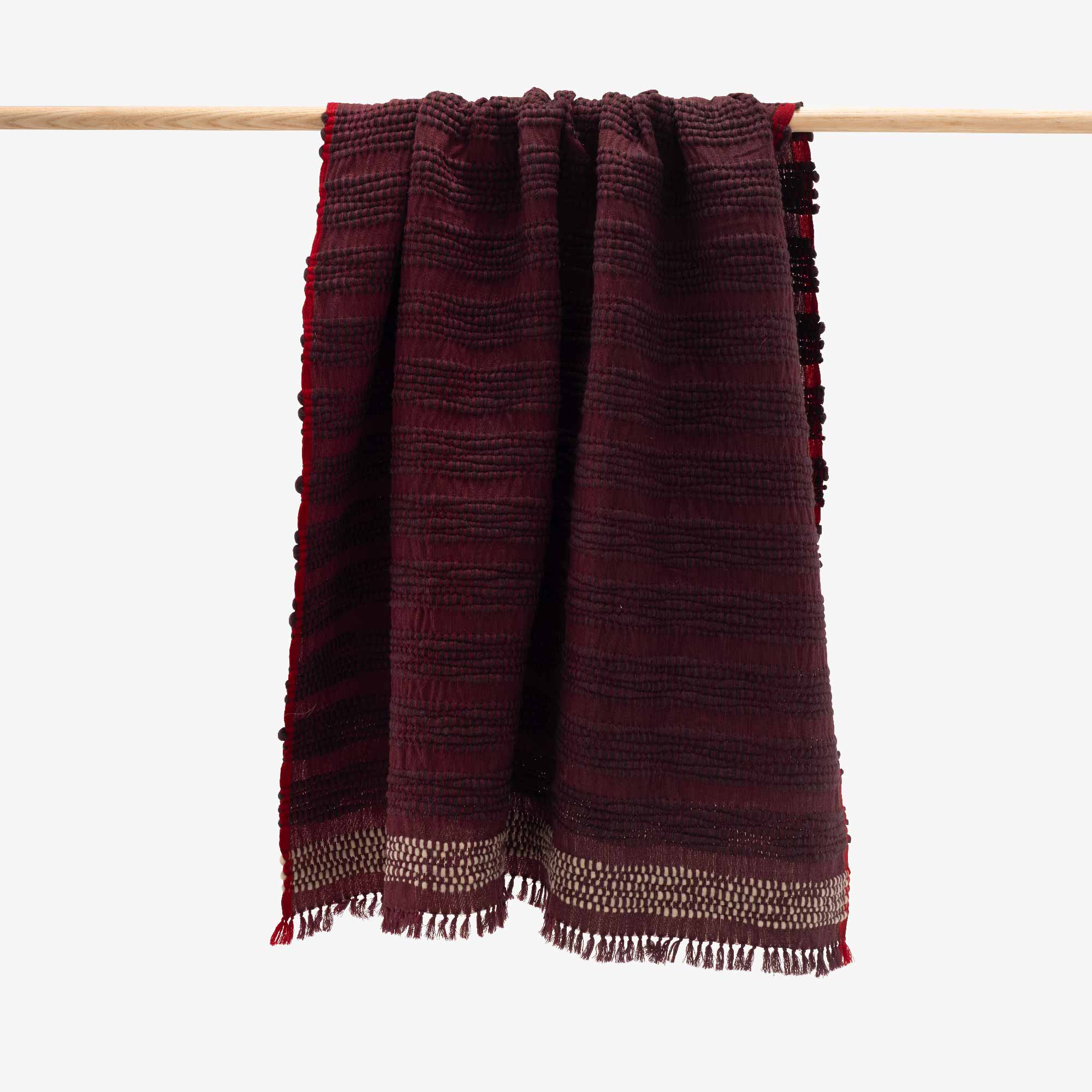 Image PLAID AUBERGINE 