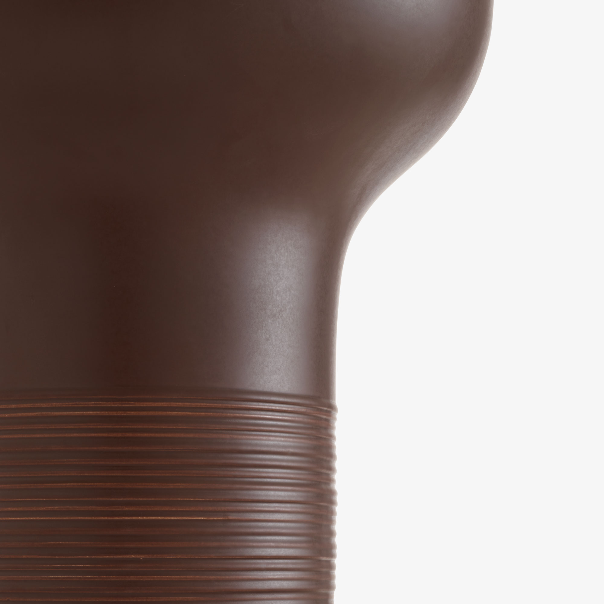 Image Vase grand modèle chocolat 3