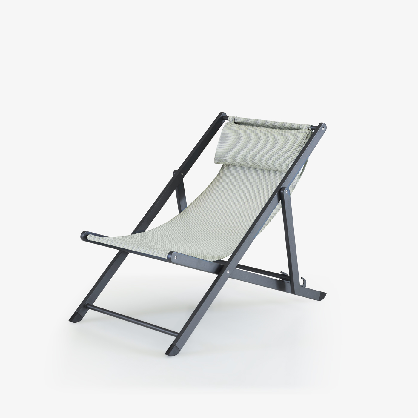 Image Set of 2 deck chairs epidote (green)  2