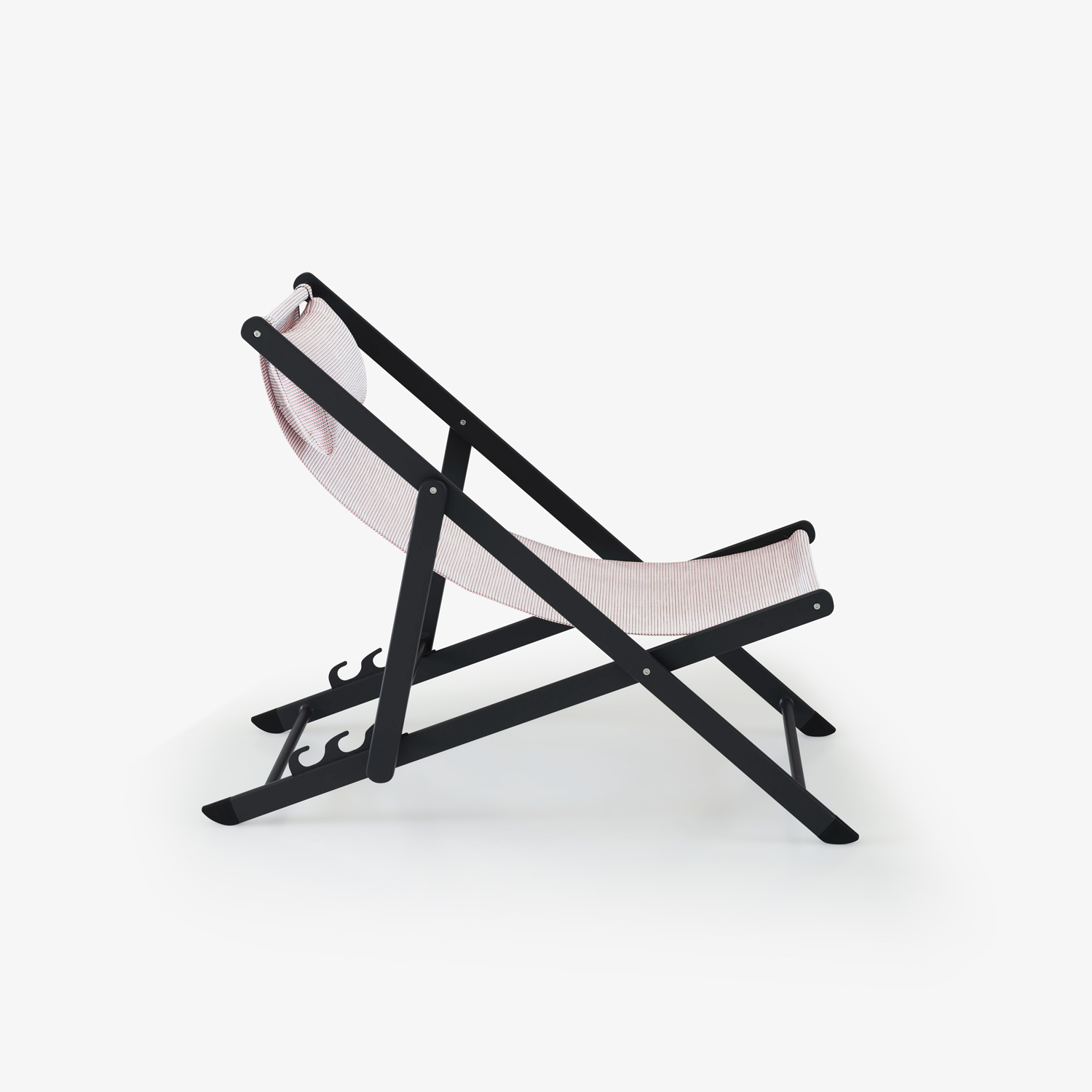 Image SET OF 2 DECK CHAIRS JASPE (PINK) 