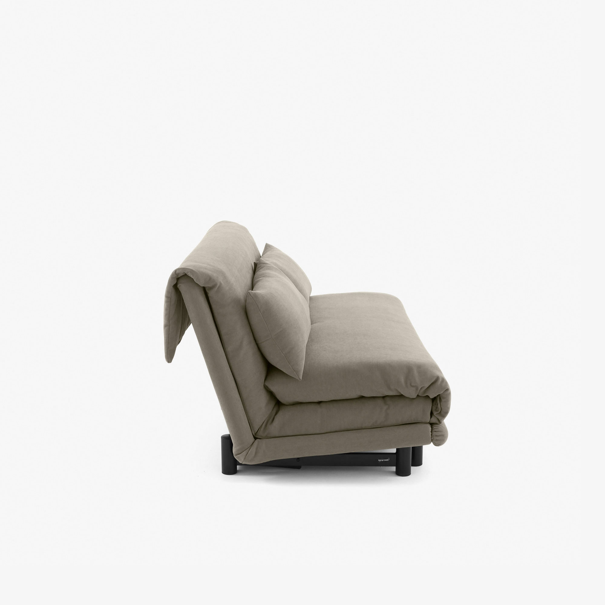 Image Bedsettee 155 without arms with lumbar cushions bultex mattress amalfi fabric 4