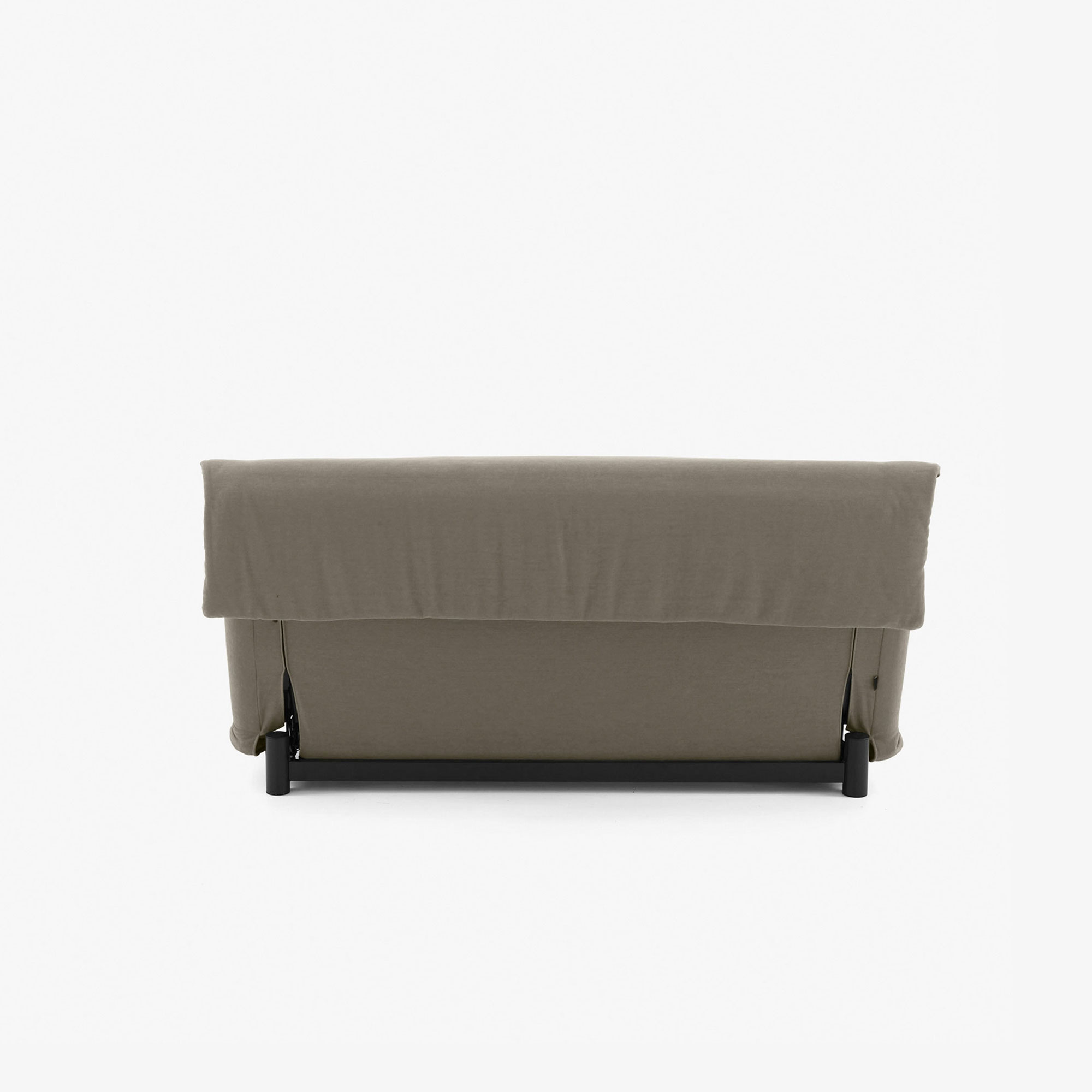 Image Bedsettee 155 without arms with lumbar cushions bultex mattress amalfi fabric 5
