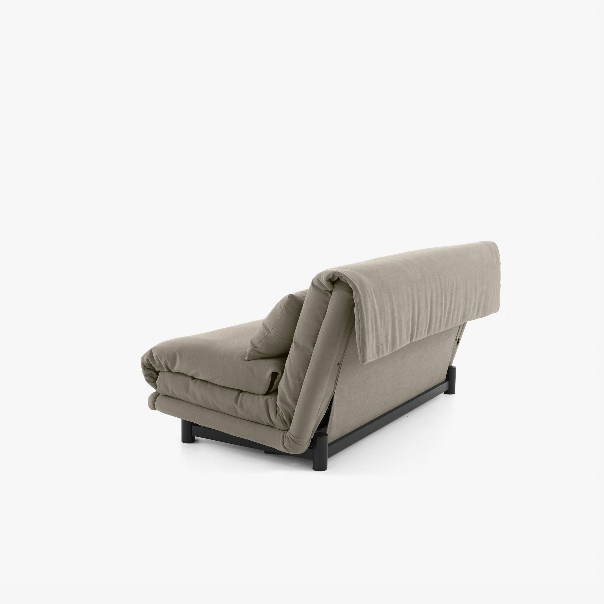 Image Bedsettee 155 without arms with lumbar cushions bultex mattress amalfi fabric 6