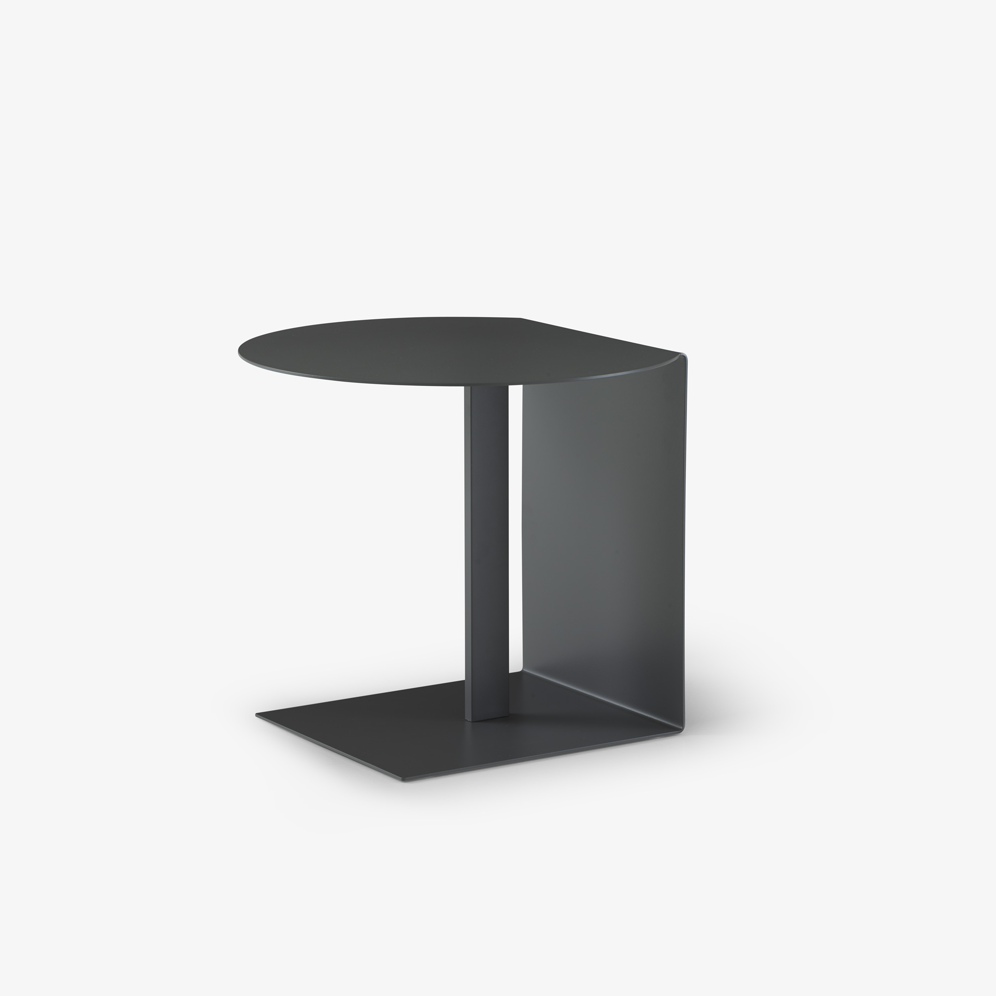 Image Pedestal table anthracite lacquer  1