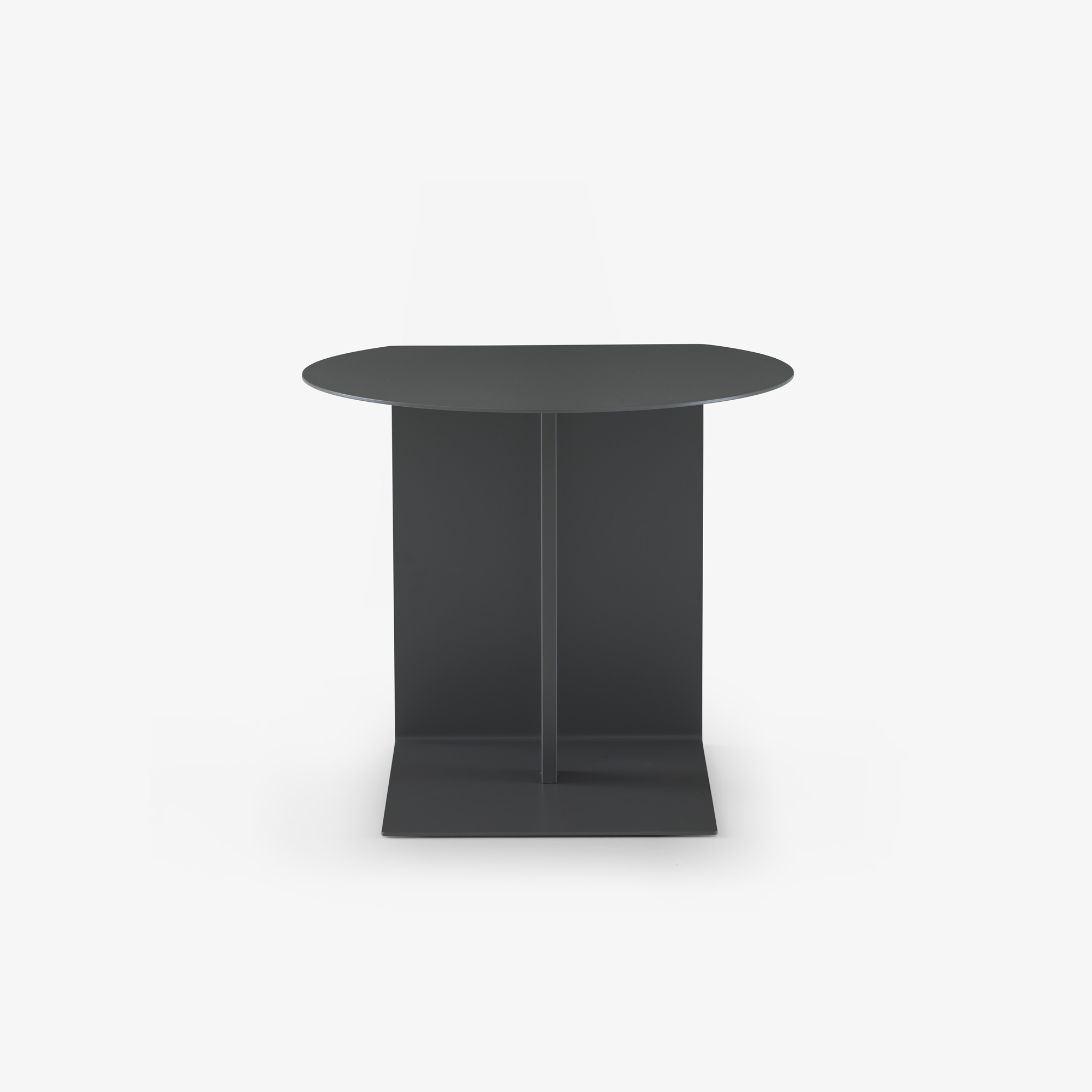 Image Pedestal table anthracite lacquer  3