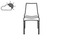 CHAIR WHITE INDOOR / OUTDOOR