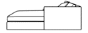 ASYMMETRICAL LOUNGE SETTEE LEFT  