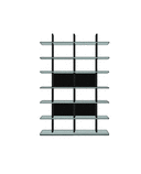 SHELVING UNIT NOYER TON SOMBRE / NOYER NATUREL 