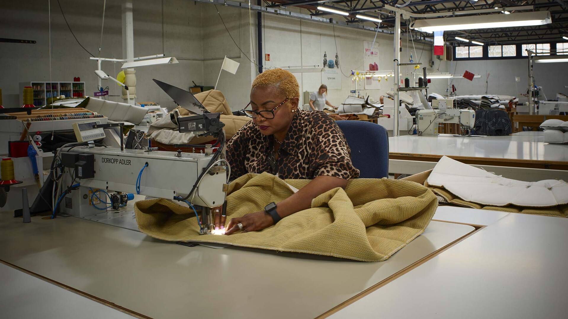 Dans l’atelier avec Ghylaine Vieux